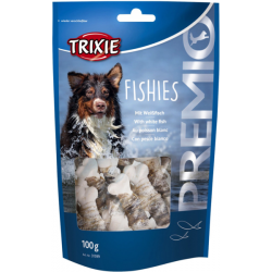 Trixie fishies con pescado...
